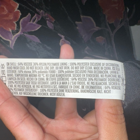 Forever21 Woven Multi Color Long Sleeve Dress Size S - Picture 5 of 7